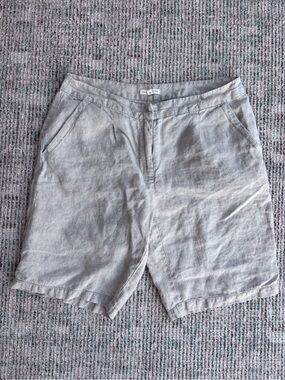 Eileen Fisher 100% Organic Linen Shorts